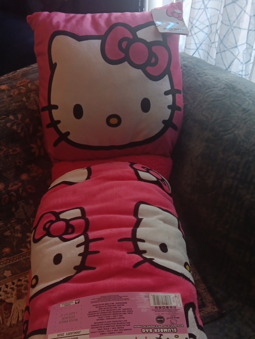 Hello Kitty Slumber Bag 54x56"